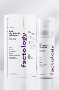 FC014 Крем Базовый для жирной и комб. кожи /Basic oily & combo skin cream FACTOLOGY,флакон 50 мл